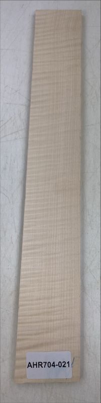 Fretboard Maple flamed, 508x66x9mm Unique Piece #021